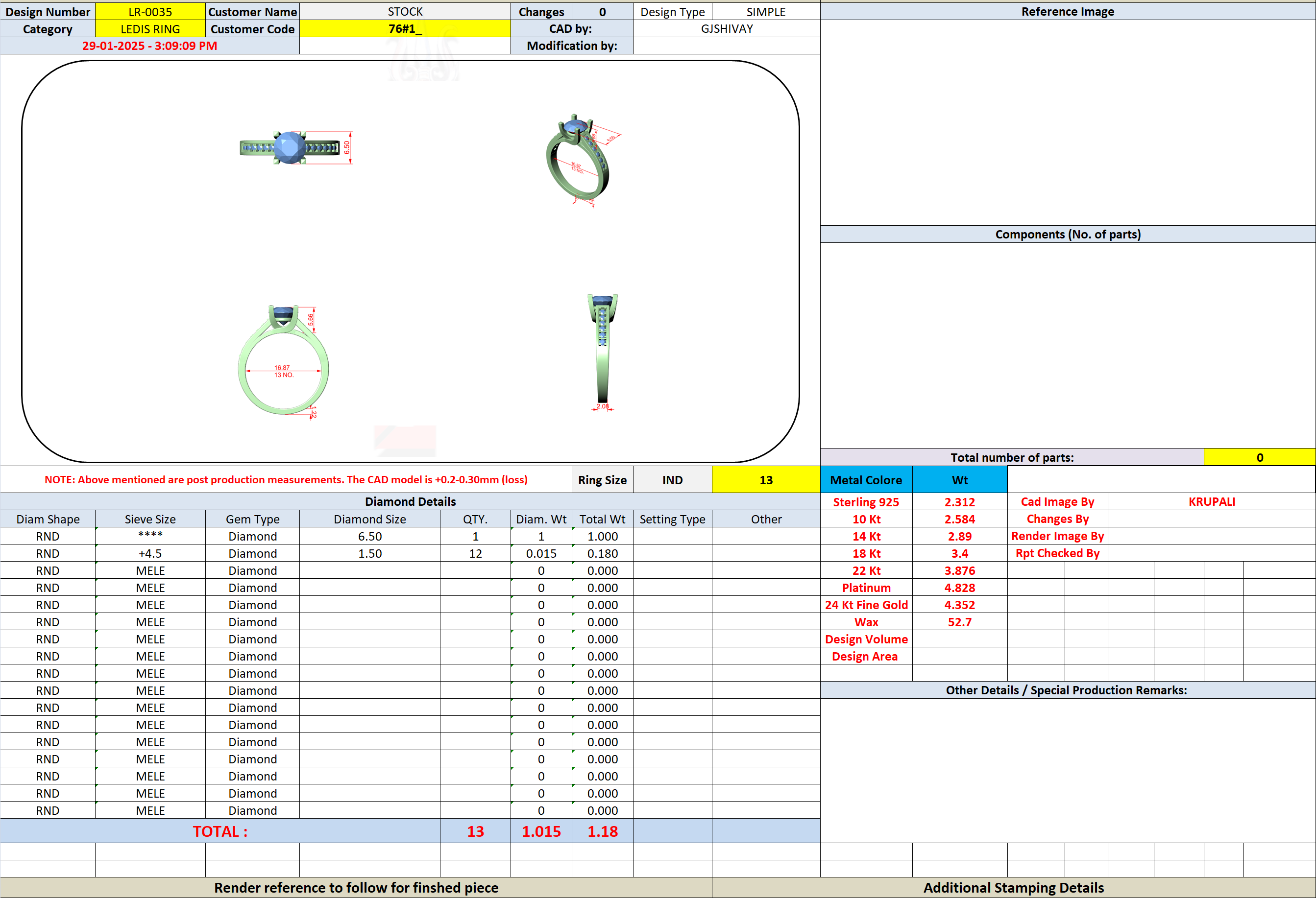 CAD file screenshot — Round Channel-Set Shoulder Cathedral Ring